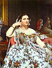 Jean Auguste Dominique Ingres Famous Paintings - Mme Moitessier